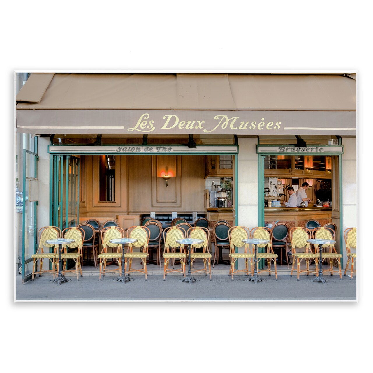 Stupell Industries Parisian Outdoor Seating Cafe Wall Plaque, design by Alan Blaustein